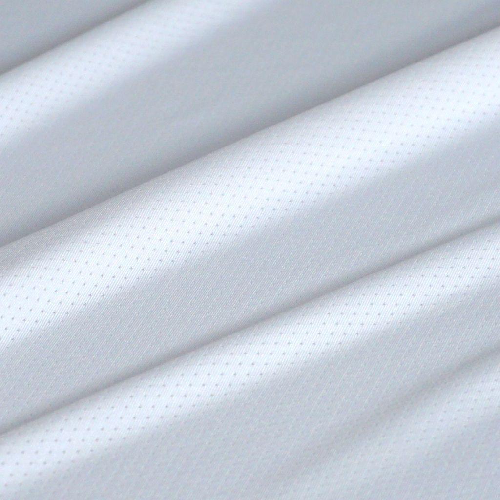 Mesh Funktionsstoff Stretch weiß